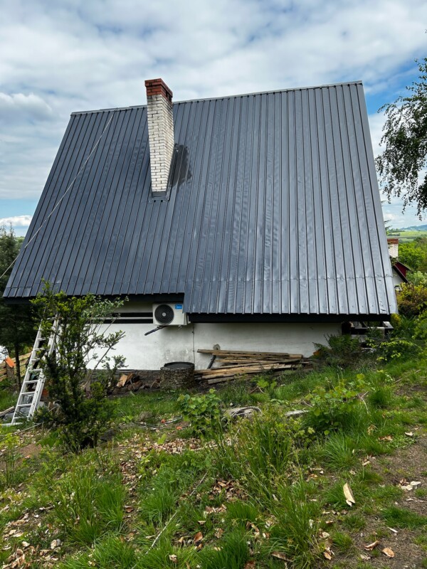 malowanie dachu blaszanego, blachy