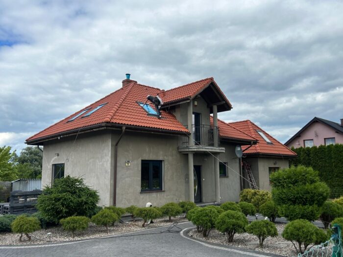 Malowanie, mycie dachówki cementowej, ceramicznej