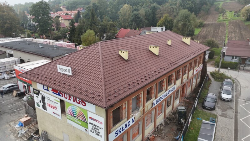 malowanie dachu blaszanego, blachy