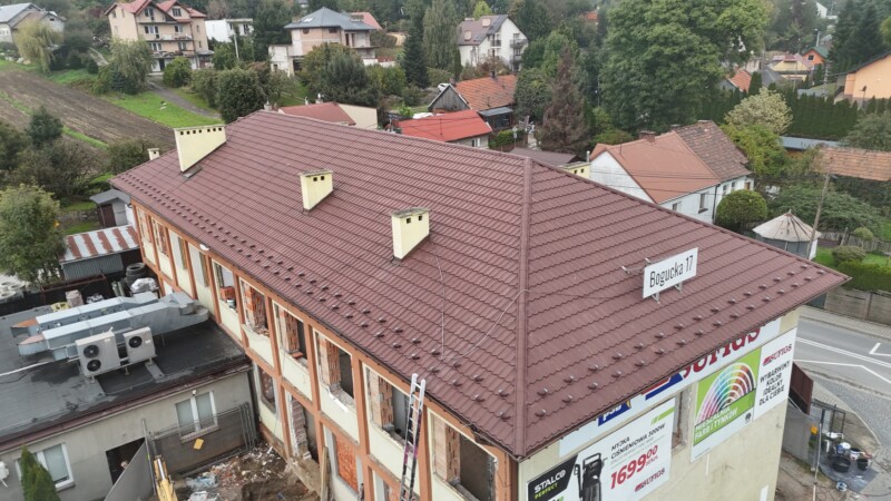 malowanie dachu blaszanego, blachy