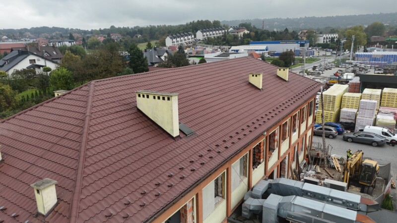 malowanie dachu blaszanego, blachy