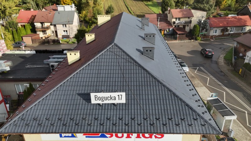 malowanie dachu blaszanego, blachy