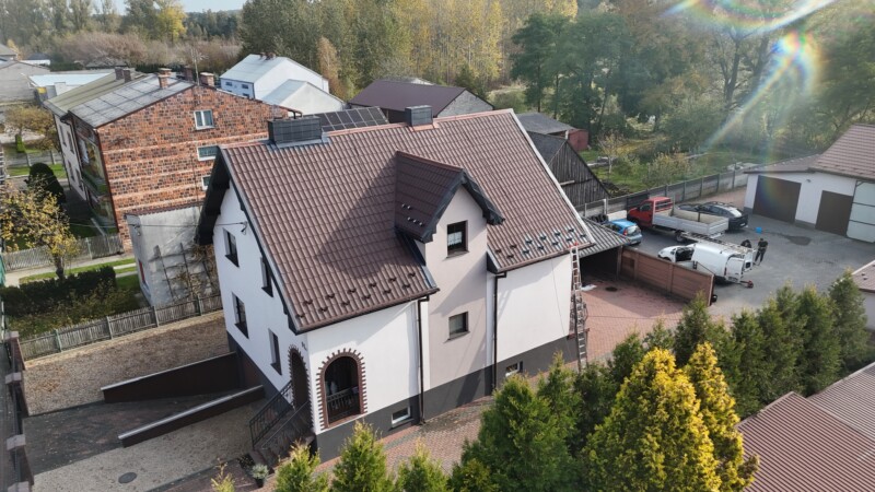 malowanie dachu blaszanego, blachy